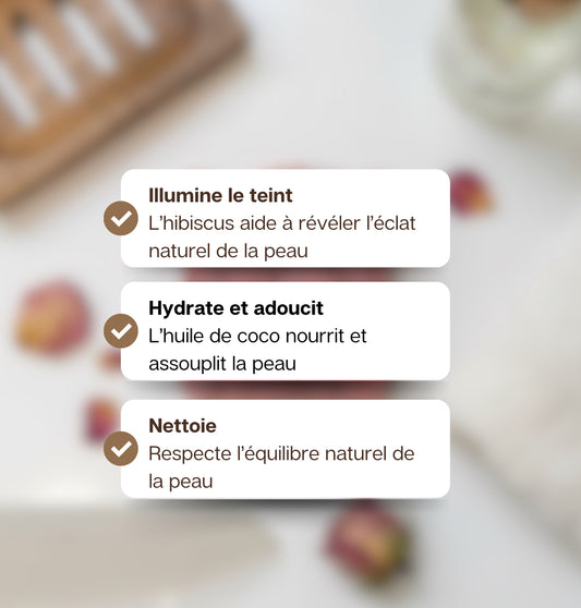 Savon coco hibiscus 120g