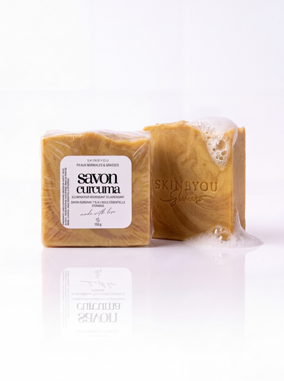 Savon curcuma à l’huile essentielle d’orange 150g