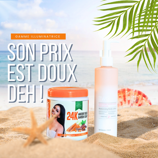 Gamme illuminatrice- savon carotte + lait twg