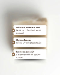 Savon lait de chèvre & avoine 150 g