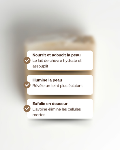 Savon lait de chèvre & avoine 150 g