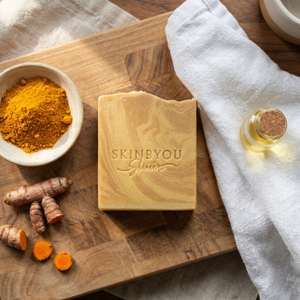 Savon curcuma à l’huile essentielle d’orange 150g