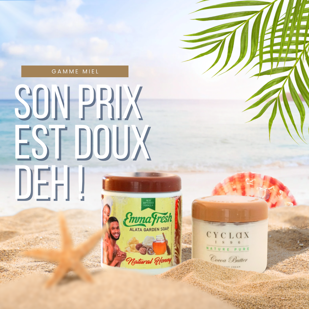 Gamme miellé - savon miel + crème cacao