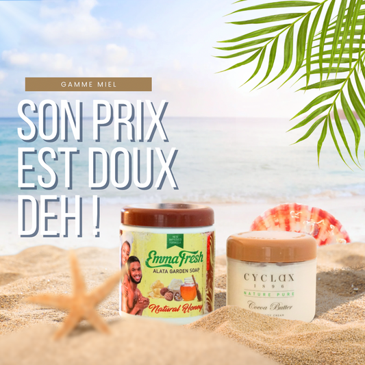 Gamme miellé - savon miel + crème cacao